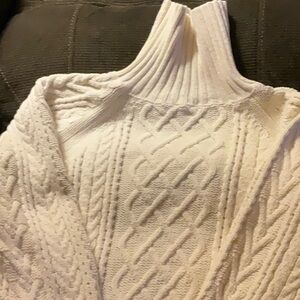 L.L. Bean Cream Knit Sweater